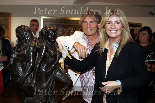 Hollandsche Rading 30 mei 2004
Opening expositie  Dominic Grant en Astrid Engels.
Dominic en Julie Forsyth