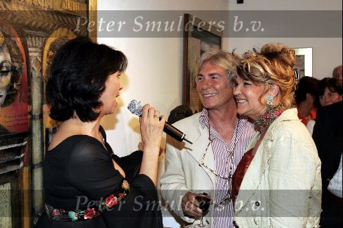 Hollandsche Rading 30 mei 2004
Opening expositie  Dominic Grant en Astrid Engels.
 Laura Fygi