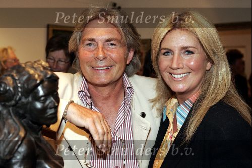 Hollandsche Rading 30 mei 2004
Opening expositie  Dominic Grant en Astrid Engels.
Dominic en Julie Forsyth