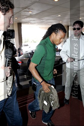 Noordwijk 26 mei 2004
Spelers Nederlands elftal melden zich bij Huis ter Duin voor trainingskamp EK Portugal. 
Edgar Davids