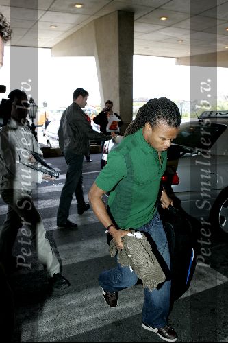 Noordwijk 26 mei 2004
Spelers Nederlands elftal melden zich bij Huis ter Duin voor trainingskamp EK Portugal. 
Edgar Davids