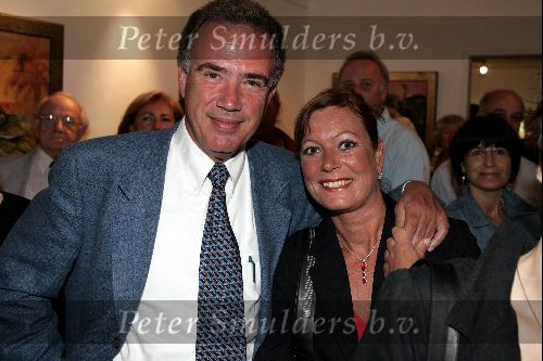 Hollandsche Rading 30 mei 2004
Opening expositie  Dominic Grant en Astrid Engels.
Edvard Niessing met vriendin