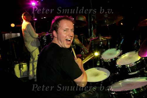 Rotterdam  10 mei 2004
Uitreiking Musical Awards in nieuw Luxor.
Edwin Evers als drummer