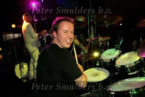 Rotterdam  10 mei 2004
Uitreiking Musical Awards in nieuw Luxor.
Edwin Evers als drummer