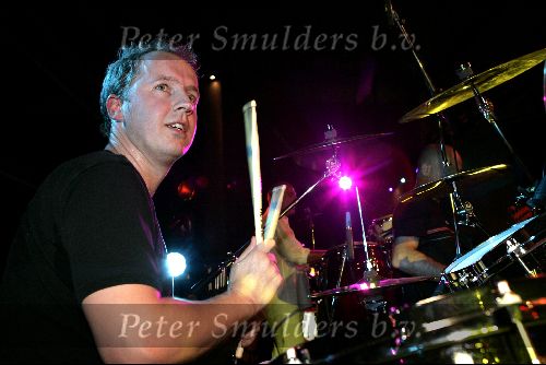 Rotterdam  10 mei 2004
Uitreiking Musical Awards in nieuw Luxor.
Edwin Evers als drummer