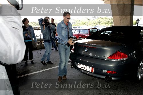 Noordwijk 26 mei 2004
Spelers Nederlands elftal melden zich bij Huis ter Duin voor trainingskamp EK Portugal. 
Frank de Boer