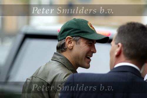 Amsterdam 2 mei 2004
George Clooney bij Amstel Hotel.
De beveiliging