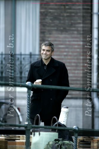 Amsterdam 05 mei 2004
George Clooney bij opnames Ocean 12.