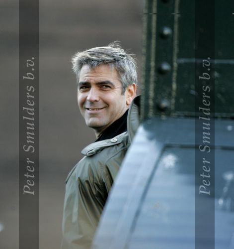 Amsterdam 05 mei 2004
George Clooney bij opnames Ocean 12.