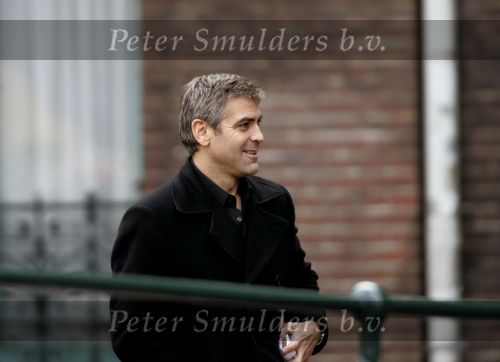 Amsterdam 05 mei 2004
George Clooney bij opnames Ocean 12.
