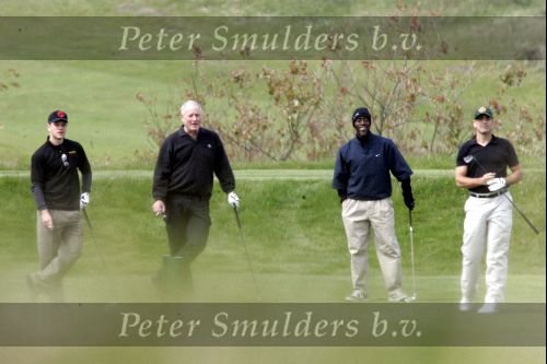 Noordwijk 10 mei 2004
George Clooney en Matt Damon golfen op de Noorwijkse Golfclub.