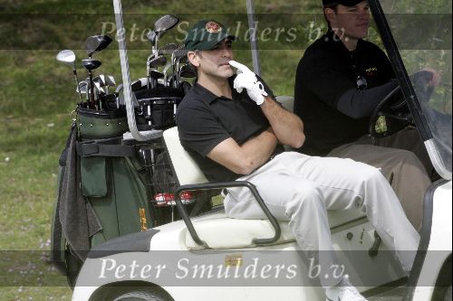 Noordwijk 10 mei 2004
George Clooney en Matt Damon golfen op de Noorwijkse Golfclub.
