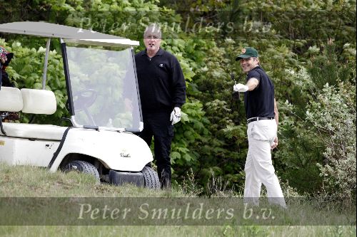 Noordwijk 10 mei 2004
George Clooney en Matt Damon golfen op de Noorwijkse Golfclub.