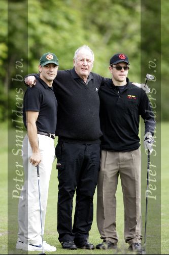 Noordwijk 10 mei 2004
George Clooney en Matt Damon golfen op de Noorwijkse Golfclub.