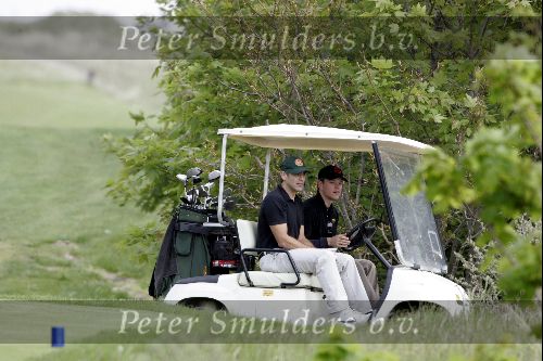 Noordwijk 10 mei 2004
George Clooney en Matt Damon golfen op de Noorwijkse Golfclub.