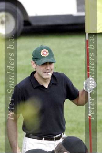 Noordwijk 10 mei 2004
George Clooney en Matt Damon golfen op de Noorwijkse Golfclub.