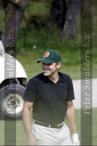 Noordwijk 10 mei 2004
George Clooney en Matt Damon golfen op de Noorwijkse Golfclub.