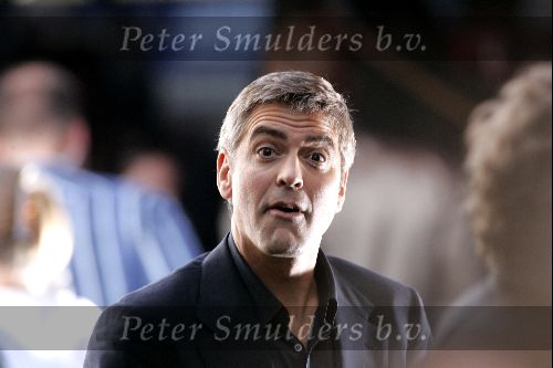 Amsterdam 19 mei 2004
Brad Pitt George Clooney en Matt Damon opnames voor de film ocean\'s 12.