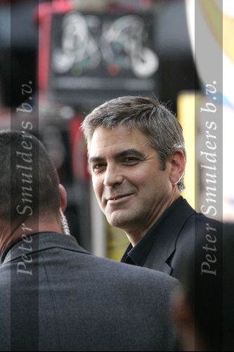 Amsterdam 19 mei 2004
George Clooney bij opnames Ocean\'s 12