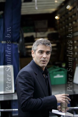 Amsterdam 19 mei 2004
Brad Pitt George Clooney en Matt Damon opnames voor de film ocean\'s 12