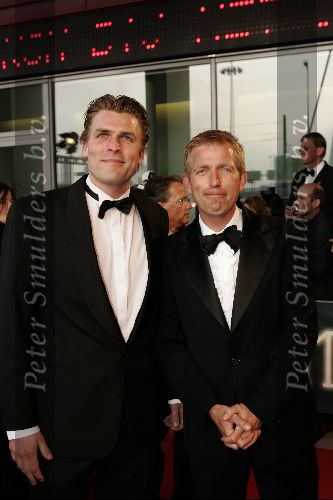 Rotterdam  10 mei 2004
Uitreiking Musical Awards in nieuw Luxor.
Harm Edens met vriend