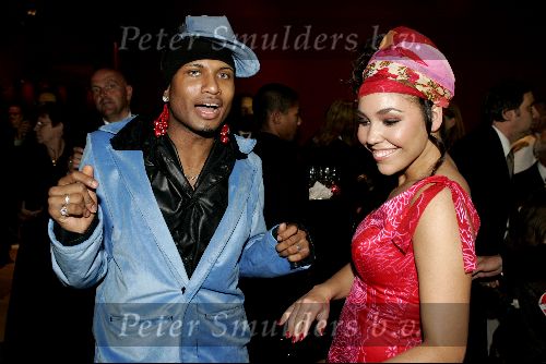 Rotterdam  10 mei 2004
Uitreiking Musical Awards in nieuw Luxor.
JK Idols en  Hind Idols