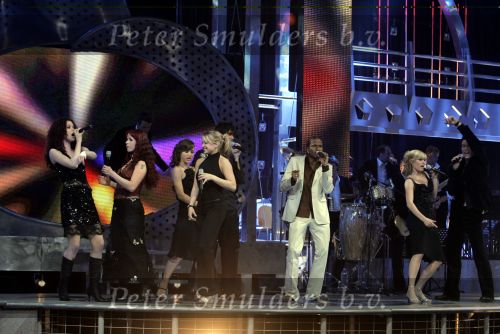 Hilversum 1 mei 2004
Finale Idols  in studio 22
Alle finalisten  oa JK Idols