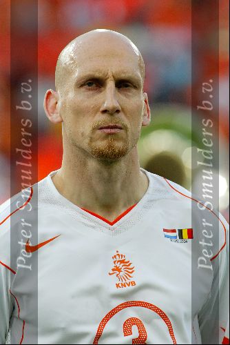 Eindhoven 29 Mei 2004
Nederland-Belgie, eindstand 0-1
Vriendschappelijke wedstrijd op weg naar Europees Kampioenschap 2004 in portugal
Jaap Stam