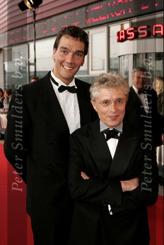 Rotterdam  10 mei 2004
Uitreiking Musical Awards in nieuw Luxor.
Jacques d Ancona met vriend