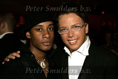 Rotterdam  10 mei 2004
Uitreiking Musical Awards in nieuw Luxor.
Jamai Idols met vriend