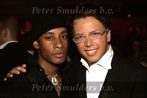 Rotterdam  10 mei 2004
Uitreiking Musical Awards in nieuw Luxor.
Jamai Idols met vriend