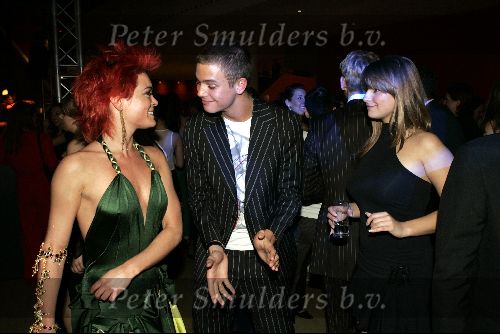Rotterdam  10 mei 2004
Uitreiking Musical Awards in nieuw Luxor.
Kim Lian v d Meij met Jim Bakkum
Jim Idols