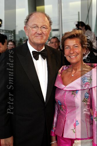 Rotterdam  10 mei 2004
Uitreiking Musical Awards in nieuw Luxor.
Joop v d Ende met Janine v d Ende