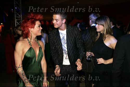 Rotterdam  10 mei 2004
Uitreiking Musical Awards in nieuw Luxor.
Kim Lian v d Meij met Jim Bakkum
