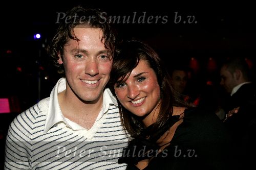 Rotterdam  10 mei 2004
Uitreiking Musical Awards in nieuw Luxor.
Lieke v Lexmond met vriend