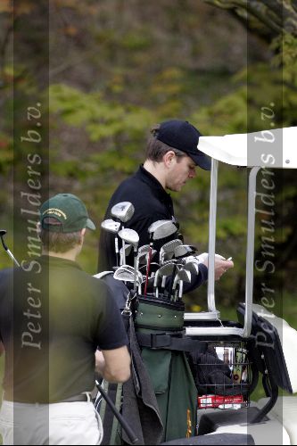 Noordwijk 10 mei 2004
George Clooney en Matt Damon golfen op de Noorwijkse Golfclub.
