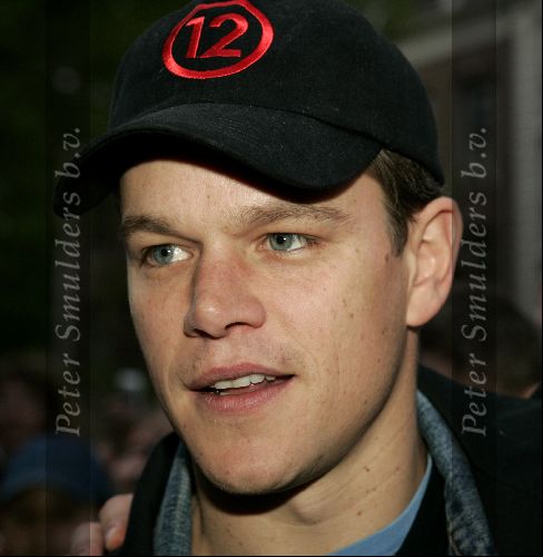 Amsterdam 11 mei 2004
Matt Damon