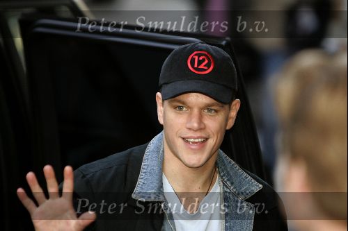 Amsterdam 14 mei 2004
Matt Damon bij het Amstel Hotel.