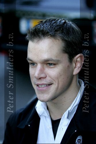 Amsterdam 18 mei 2004
Matt Damon  bezoekt van Gogh museum