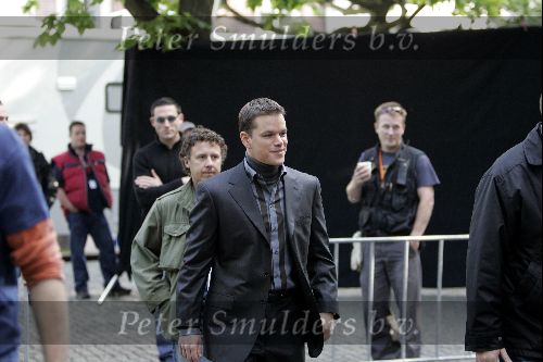 Amsterdam 19 mei 2004
Matt Damon opnames voor de film ocean\'s 12