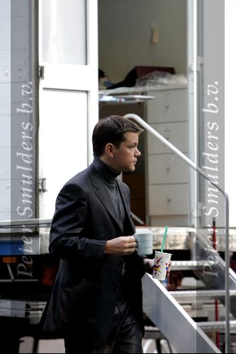 Amsterdam 19 mei 2004
Brad Pitt George Clooney en Matt Damon opnames voor de film ocean\'s 12
