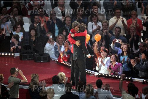 Amsterdam 26 mei 2004
Concert Rene Froger in de Arena 
Rene met zijn zoont Danny Froger