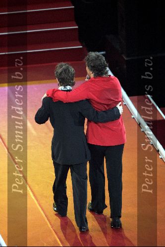 Amsterdam 26 mei 2004
Concert Rene Froger in de Arena
Rene met zijn zoon Danny Froger