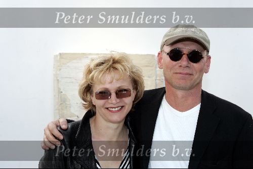 Laren 16 mei 2004
Presentatie boek Sjoerd Pleijsier.  Sjoerd met   Renee Soutendijk