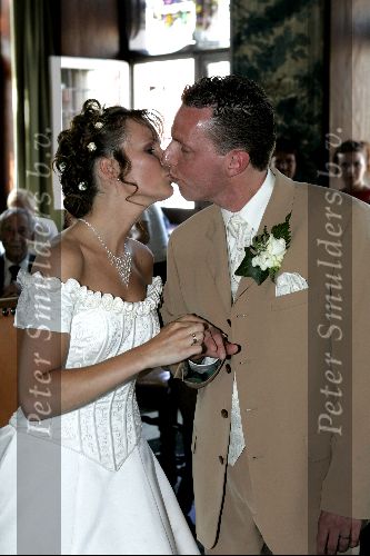 Gouda 28 mei 2004
Rob Geus en Miranda trouwen  in stadhuis Gouda