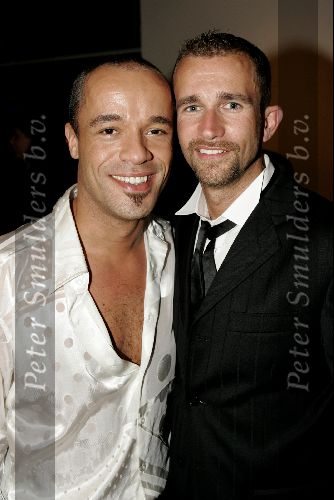 Rotterdam  10 mei 2004
Uitreiking Musical Awards in nieuw Luxor.
Rolf Koster en Stanley Burlesson