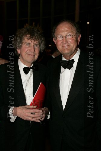 Rotterdam  10 mei 2004
Uitreiking Musical Awards in nieuw Luxor.
Joop v d Ende en Seth Gaaikema