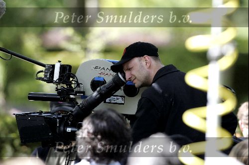 Amsterdam 20 mei 2004
Opnames Ocean\'s 12 op begraafplaats Westgaarde.
Steven Soderbergh