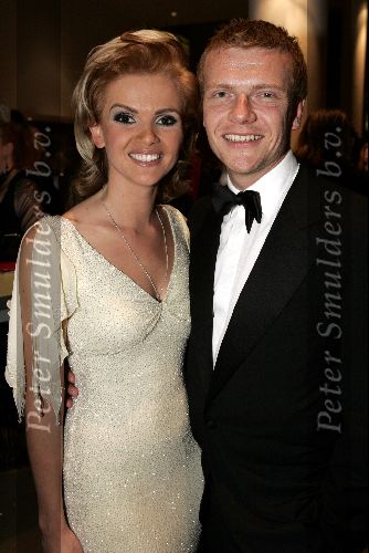 Rotterdam  10 mei 2004
Uitreiking Musical Awards in nieuw Luxor.
Tooske Breugem met Bastiaan Ragas