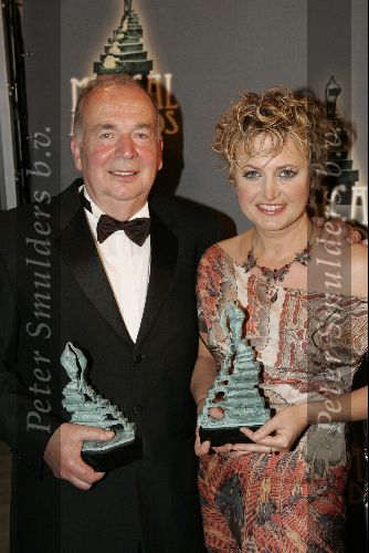 Rotterdam  10 mei 2004
Uitreiking Musical Awards in nieuw Luxor.
Vera Mann en Rob v d Meeberg